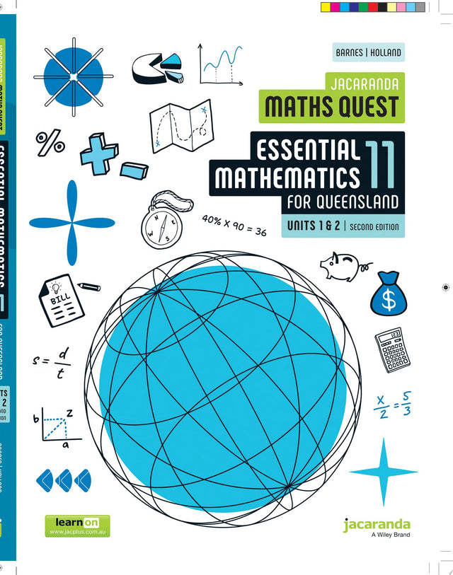 Jacaranda Maths Quest 11 Essential Mathematics Units 1&2 for Queensland, 2e learnON & Print