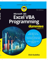 Microsoft 365 Excel VBA Programming For Dummies