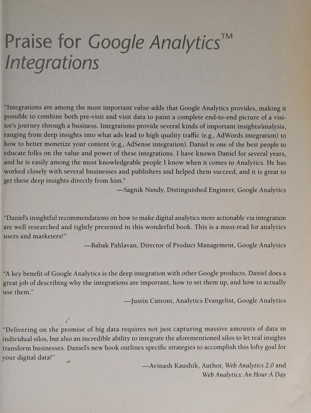 Google Analytics Integrations