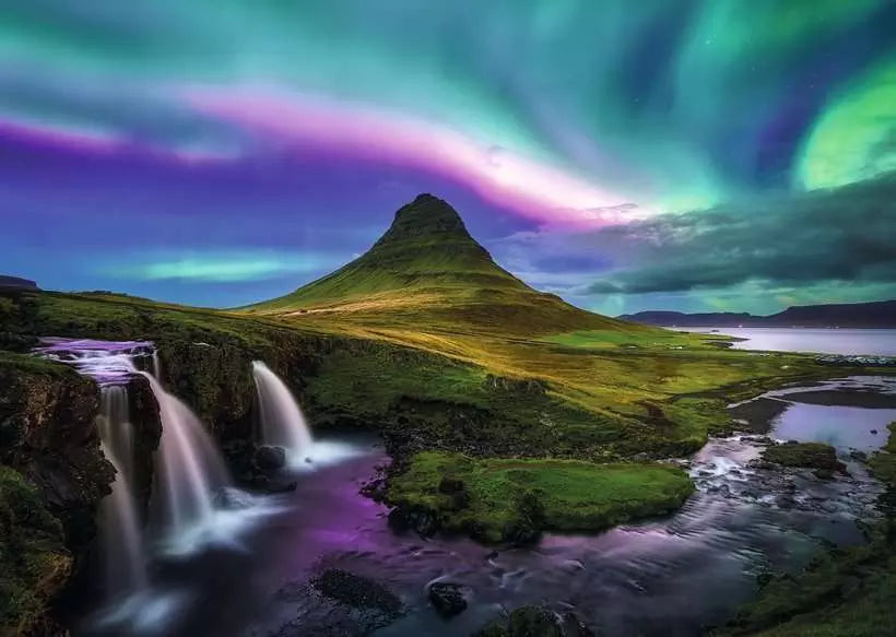 Ravensburger: Aurora Over Kirkjufell Puzzle - 1000 Piece