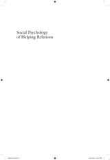 Social Psychology of Helping Relations