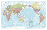 World Political Pacific Centred Supermap