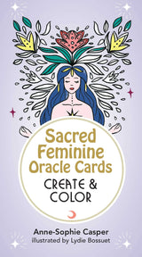 Sacred Feminine Oracle Cards: Create and Color