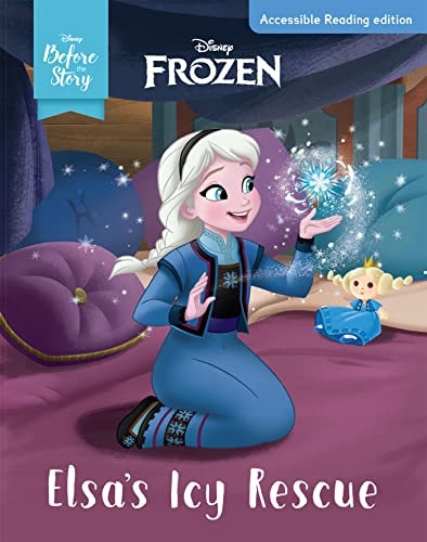 Elsa's Icy Rescue (Disney Frozen: Dyslexia-friendly Edition)