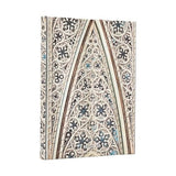 2026 Vault of the Milan Cathedral (Duomo di Milano) Midi 18-month Horizontal Hardcover Flexi Dayplanner 2025-2026 (Wrap Closure)