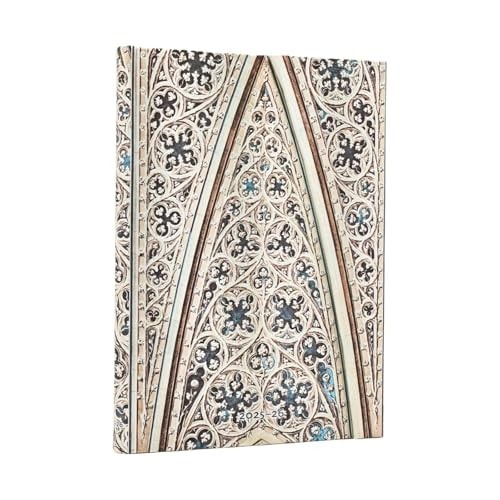 2026 Vault of the Milan Cathedral (Duomo di Milano) Midi 18-month Horizontal Hardcover Flexi Dayplanner 2025-2026 (Wrap Closure)