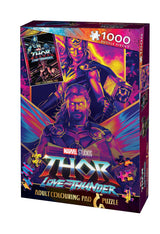 Thor Love and Thunder: Adult Colouring Pad and Puzzle (Marvel: 1000 pieces)