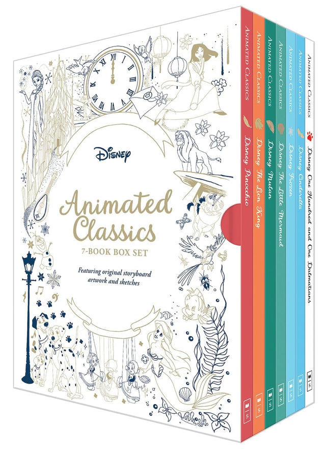 Animated Classics: 7-Book Box Set (Disney)