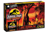 Jurassic Park 30th Anniversary: Adult Colouring Pad and Puzzle (Universal: 1000 Pieces)