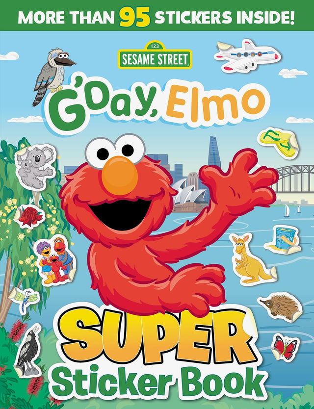 G'Day, Elmo: Super Sticker Book (Sesame Street)