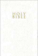 NIV, Gift and Award Bible, Leather-Look, White, Red Letter, Comfort Print