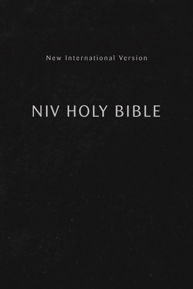 NIV, Holy Bible, Compact, Paperback, Black, Comfort Print