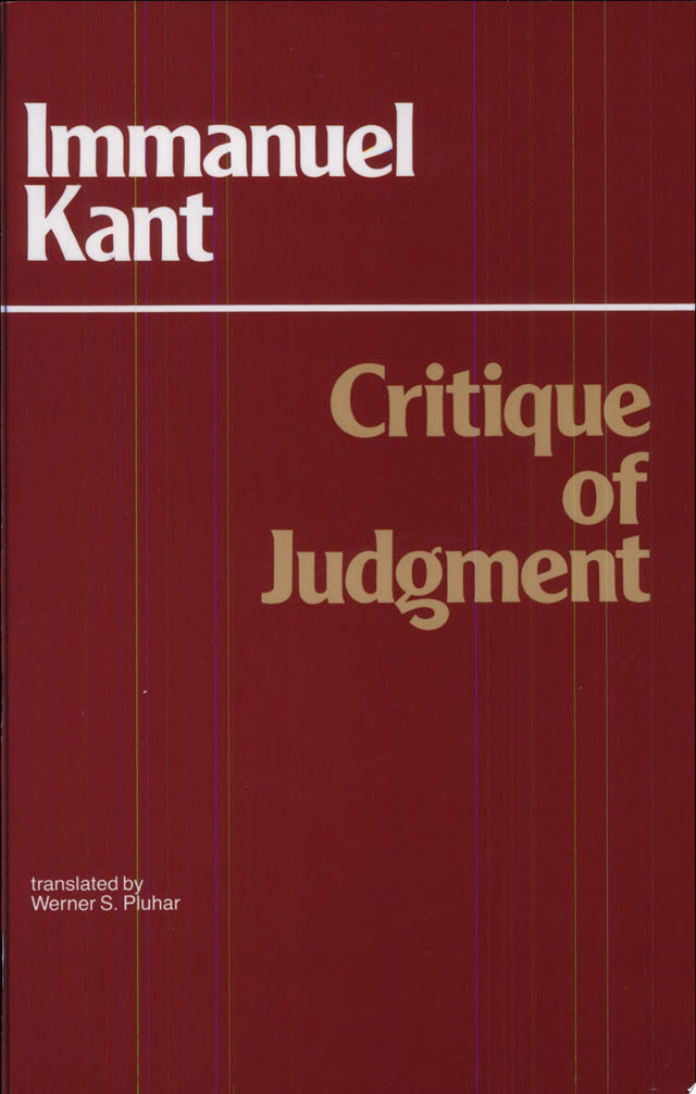 Critique of Judgment