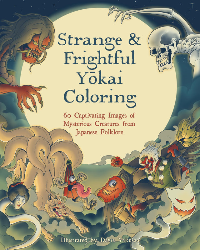 Strange & Frightful Yokai Coloring