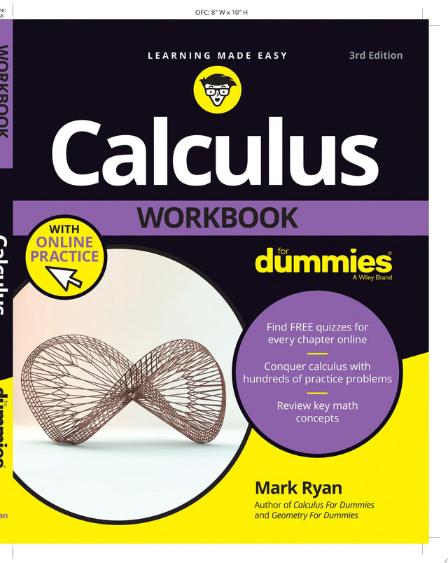 Calculus Workbook For Dummies with Online Practice