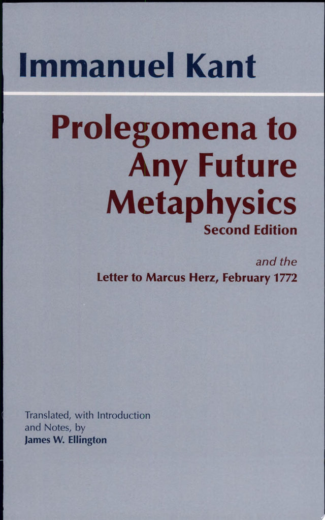 Prolegomena to Any Future Metaphysics