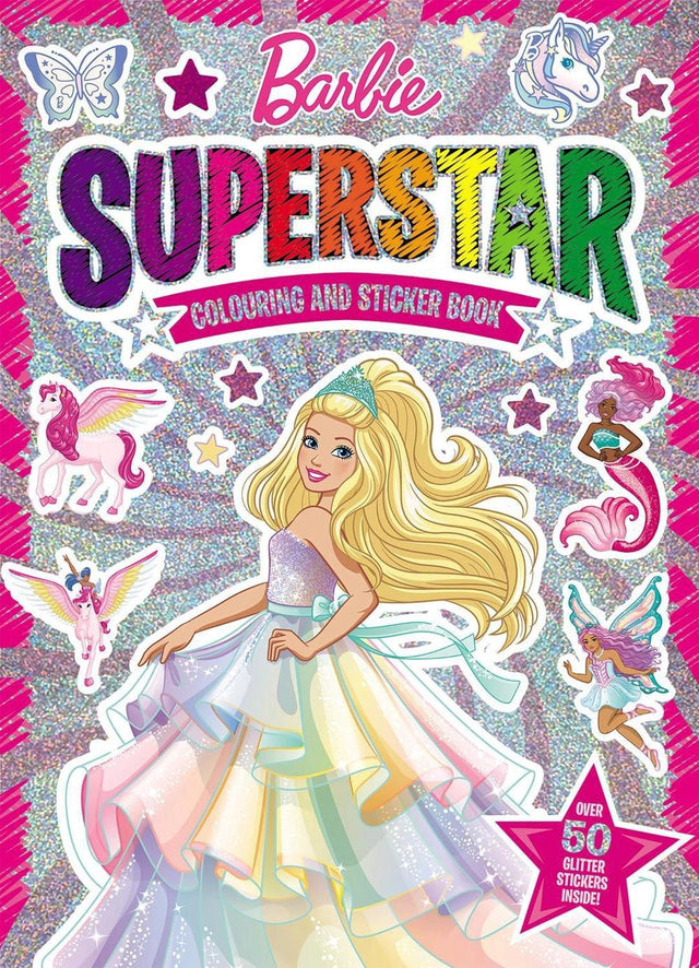Barbie Fantasy: Superstar Colouring and Sticker Book (Mattel)
