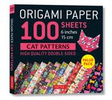 Origami Paper 100 sheets Cat Patterns 6" (15 cm)