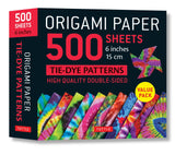 Origami Paper 500 sheets Tie-Dye Patterns 6" (15 cm)