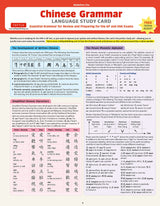 Chinese Grammar Language Study Card
