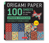 Origami Paper 100 sheets Japanese Chiyogami 8 1/4" (21 cm)