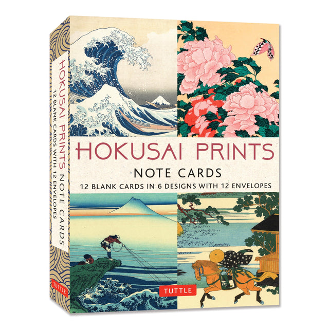 Hokusai Prints Note Cards - 12 Cards