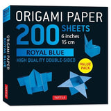 Origami Paper 200 sheets Royal Blue 6" (15 cm)