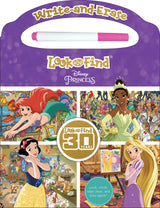 Disney Princess Write & Erase Look & Find