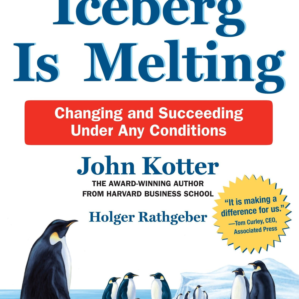 Our Iceberg Is Melting by John Kotter and Holger Rathgeber – Book Hero