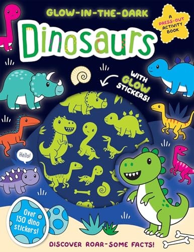 Glow-in-the-Dark Dinosaurs Sticker Activity Book
