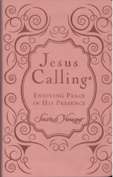 Jesus Calling, Pink Leathersoft, with Scripture References