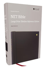 NET Bible, Large Print Thinline with Cross References, Hardcover, Comfort Print