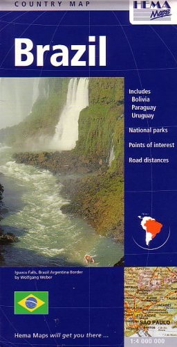 Brazil Deluxe Map