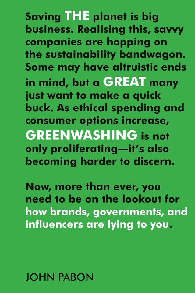 The Great Greenwashing