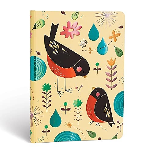 Mother Robin (Tracy Walker?s Animal Friends) Midi Lined Hardcover Journal (Elastic Band Closure)