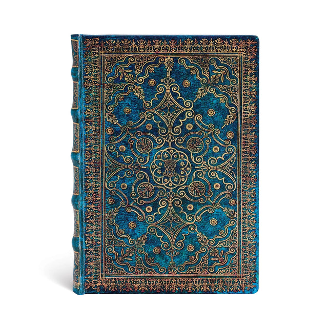 Azure (Equinoxe) Midi Lined Hardcover Journal (Elastic Band Closure)