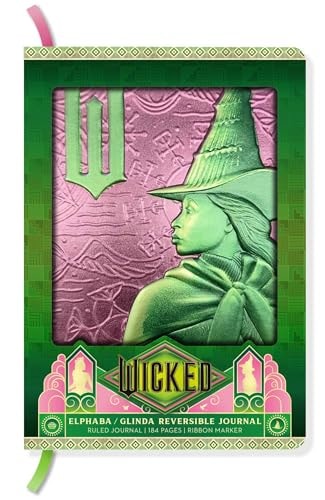 Wicked: Elphaba / Glinda Reversible Sculpted Journal