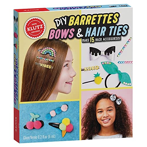 DIY Barrettes, Bows and Hair Ties