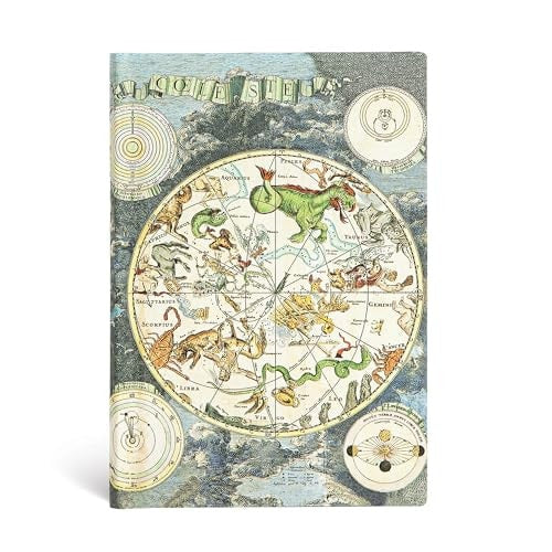 Celestial Planisphere Mini Lined Softcover Flexi Journal