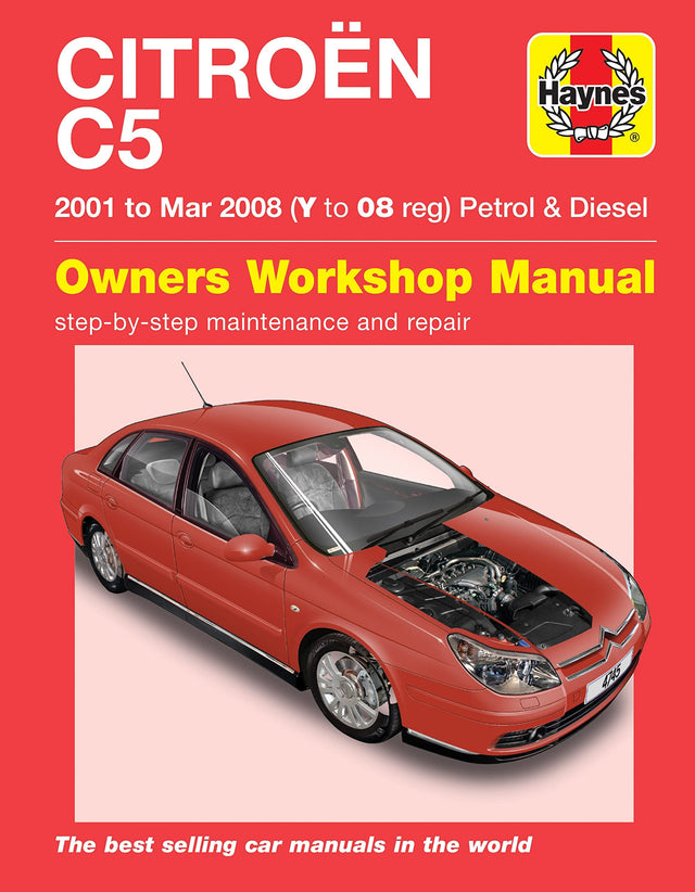 Citroen C5 Petrol & Diesel (01 - Mar 08) Haynes Repair Manual