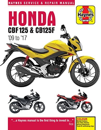 Honda CBF125 & CB125F ('09 To '17)