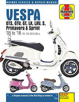 Vespa GTS, GTV, GT, LX, LXV, S, Primavera & Sprint (05 - 18)