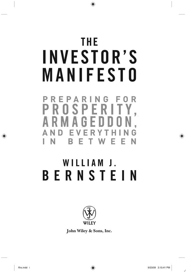 The Investor's Manifesto