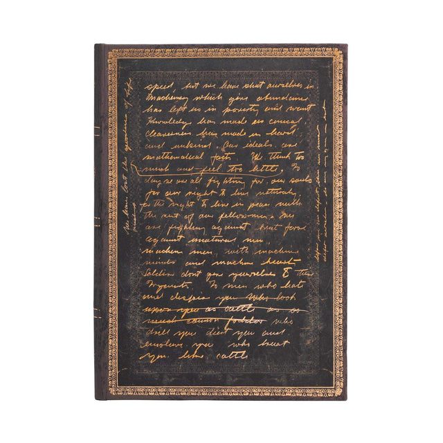 Celebrating Charlie Chaplin Midi Lined Hardcover Journal (Elastic Band Closure)