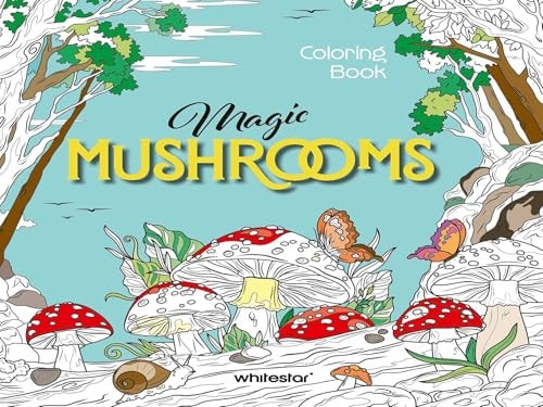 Magic Mushrooms Colouring Book