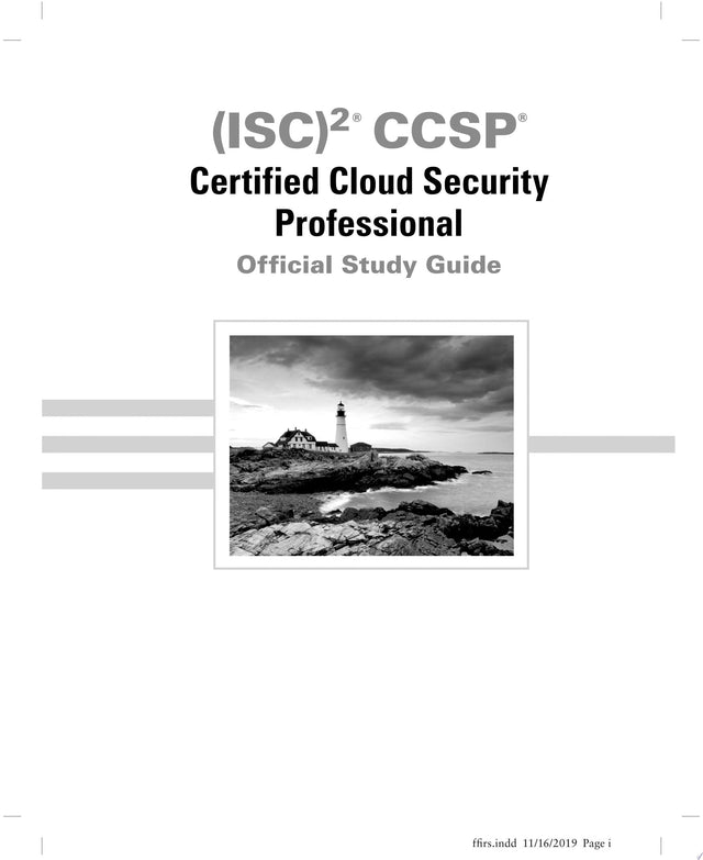 (ISC)2 CCSP Certified Cloud Security Professional Official Study Guide