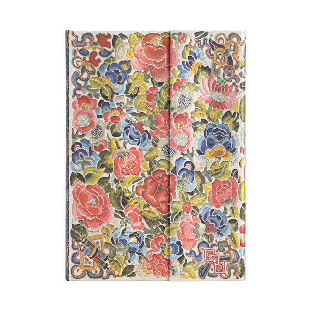Pear Garden (Peking Opera Embroidery) Midi Unlined Hardcover Journal