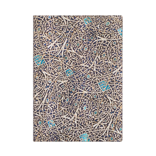 Granada Turquoise (Moorish Mosaic) Midi Lined Journal