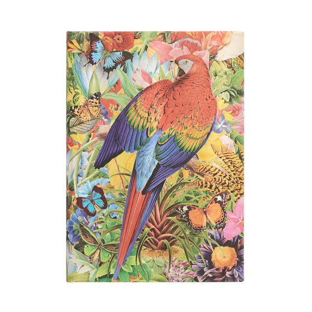 Tropical Garden (Nature Montages) Midi Lined Journal