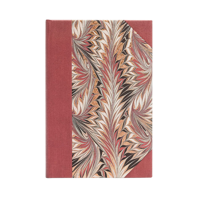 Rubedo (Cockerell Marbled Paper) Mini Lined Hardcover Journal
